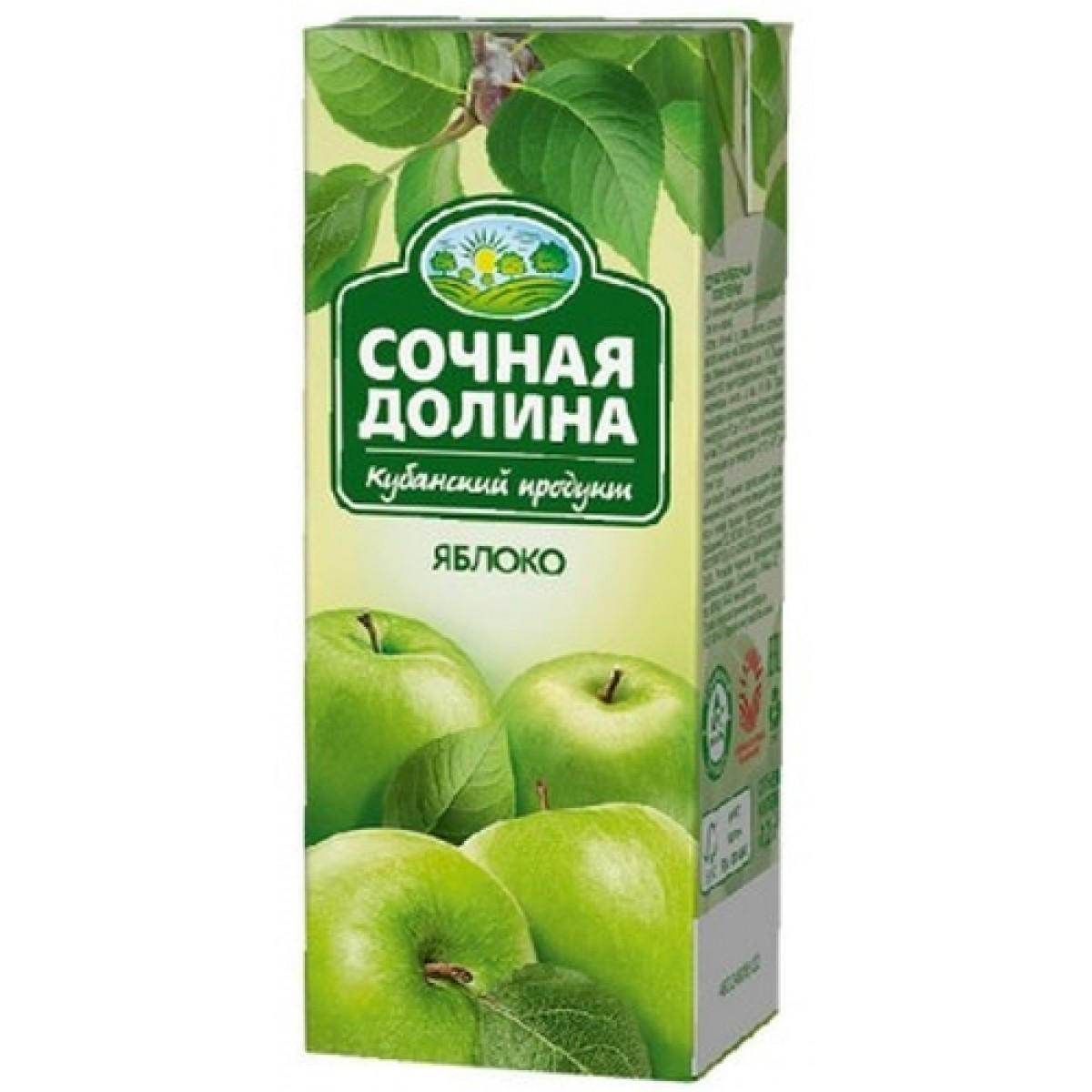 Нектар яблочный сочная долина 0,2л