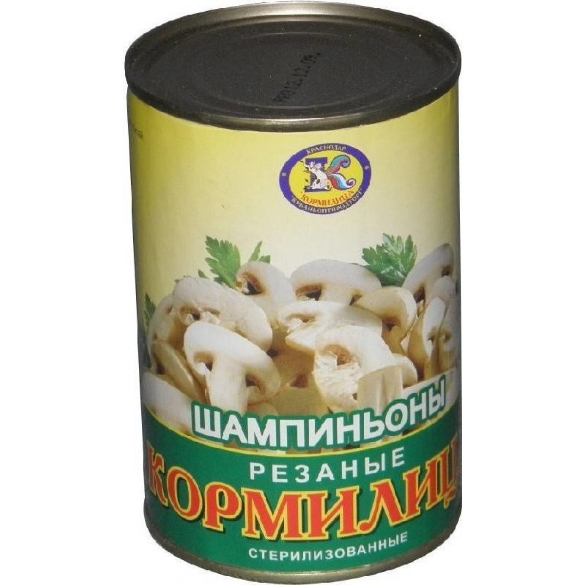 Грибы шампиньоны резаные кормилица 425мл ж/б