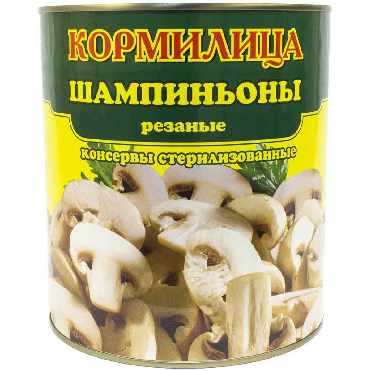 Грибы шампиньоны кормилица резаные 850мл ж/б