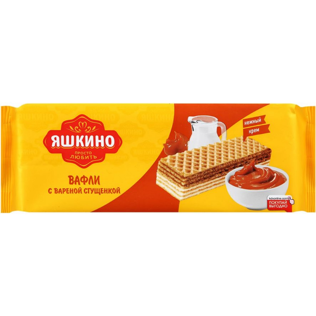 Вафли яшкино 300 г с вар сгущенкой