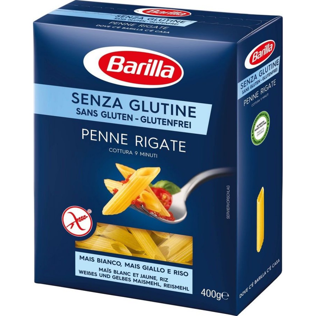 Мак.изд. Barilla Penne Rigate 400 гр без глютена