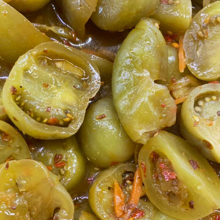 Помидоры зеленые по-корейски вес