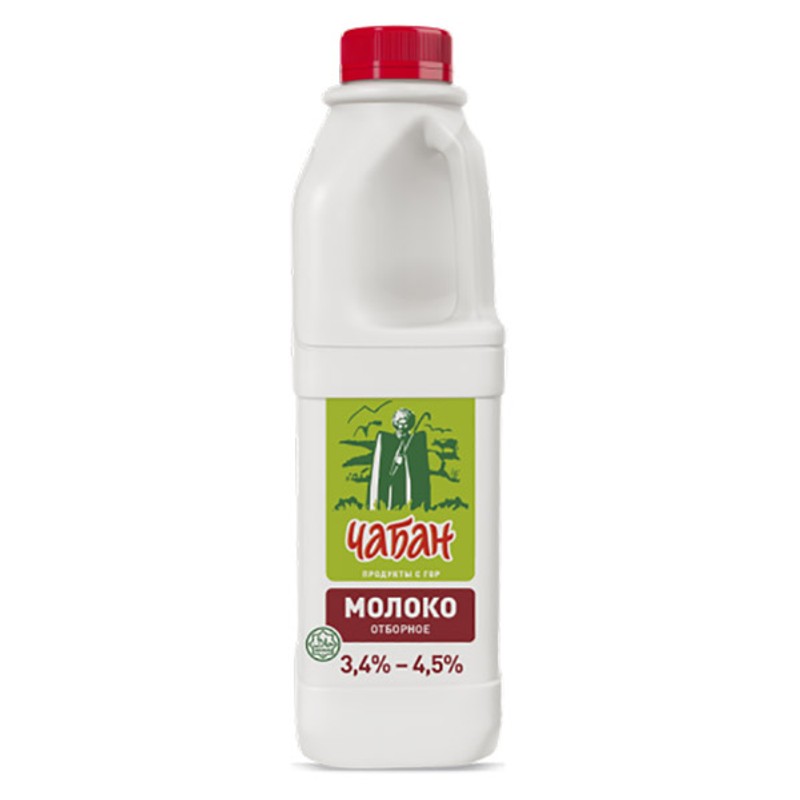 Молоко отборное чабан 3,4-4,5 % 930г канистра