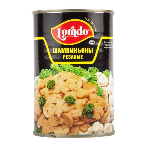Шампиньоны ларадо резаные 425г ж/б