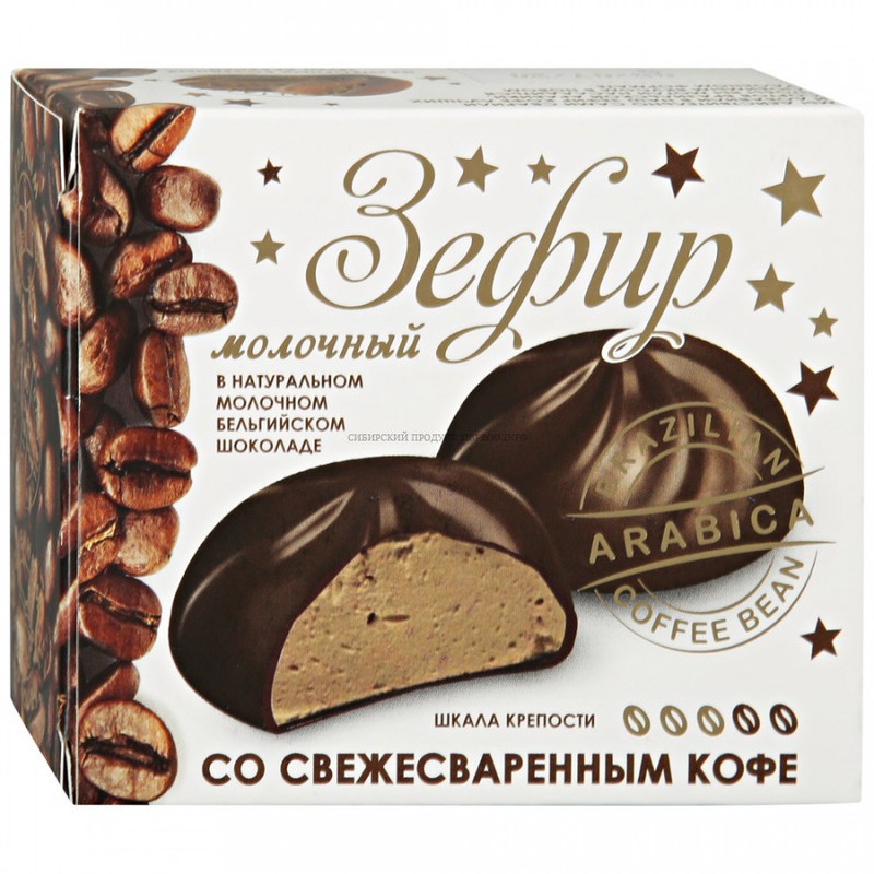 Зефир в темном шоколаде к кофе 60г