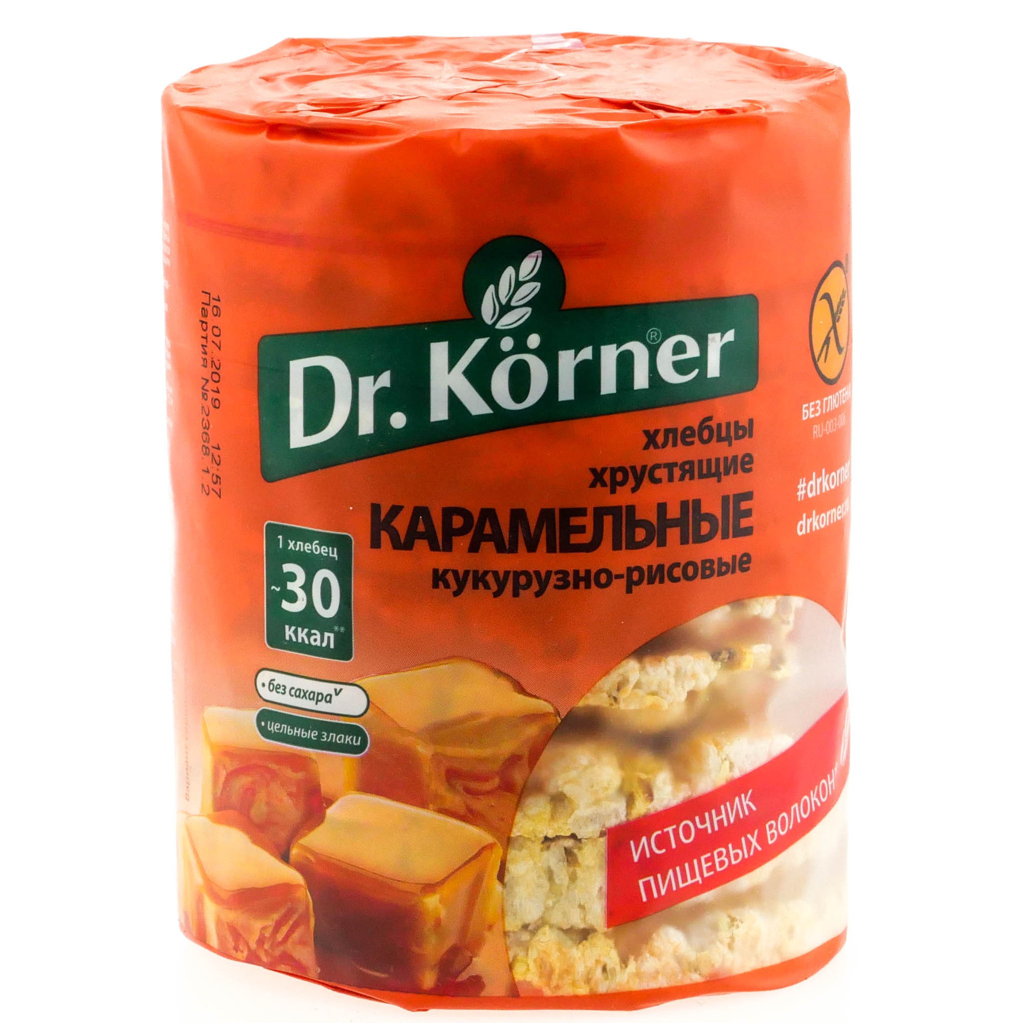 Хлебцы доктор кернер карамельные 90г