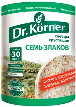 Хлебцы доктор кернер 7 злаков 100г