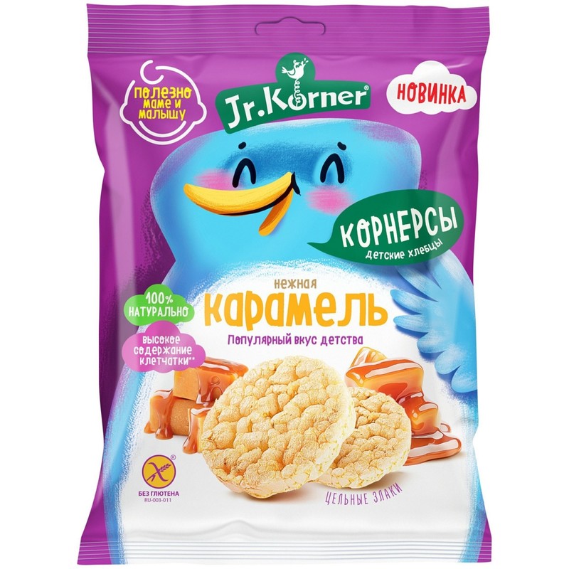 Хлебцы рисовые Нежная Карамель Dr.Korner 30 гр