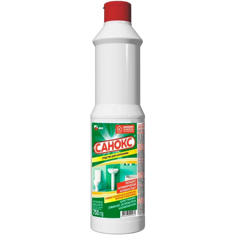 Ср-во чист д/сантех санокс гель 750г