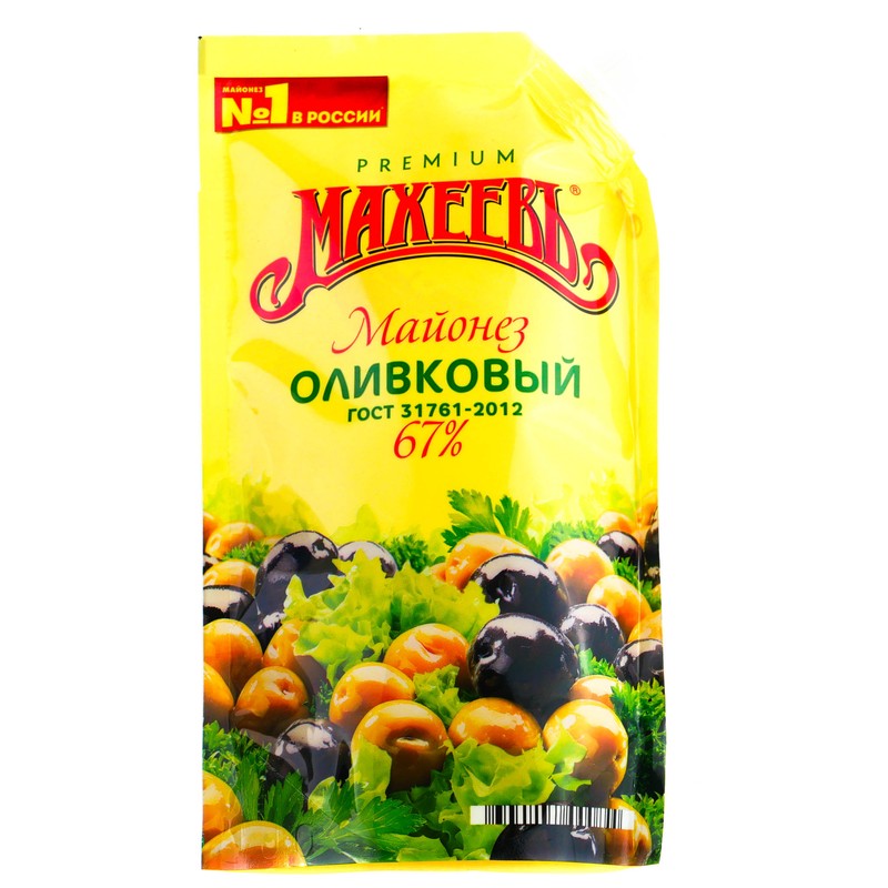 Майонез махеевъ оливковый 400мл