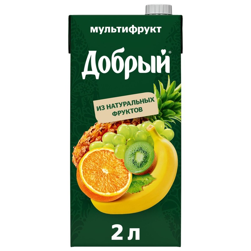 Сок добрый мультифрукт 2л