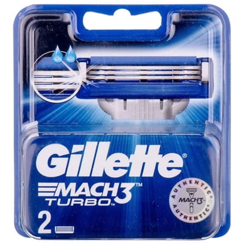 Gillette mach 3 сменные кассеты для бритья 2 шт