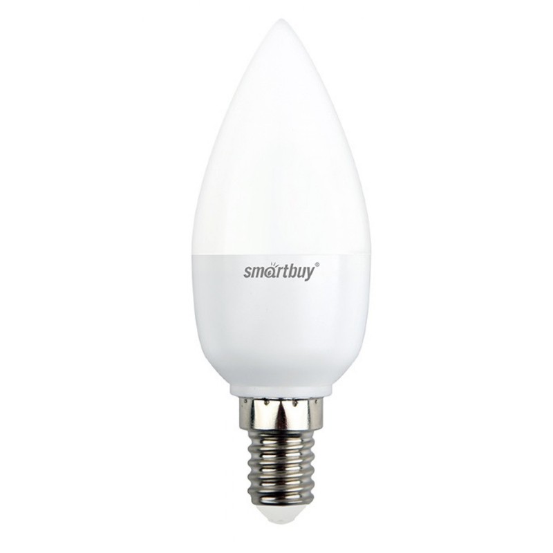 Светодиод/лампа led smartbuy свеча матовая c37can-12-40к-е14