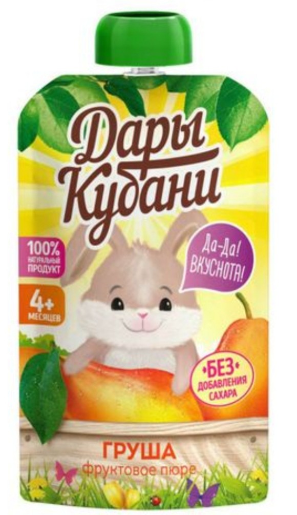 Пюре дары кубани груша 0,09л