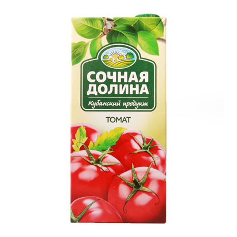 Сок сочная долина томат 0,95л