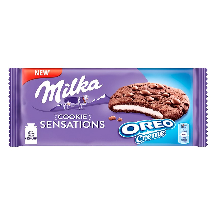Печенье МИЛКА SENSATIONS Oreo Creme 156 гр