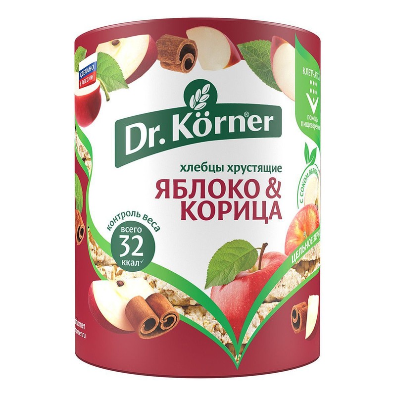 Хлебцы доктор кернер яблоко корица 100г