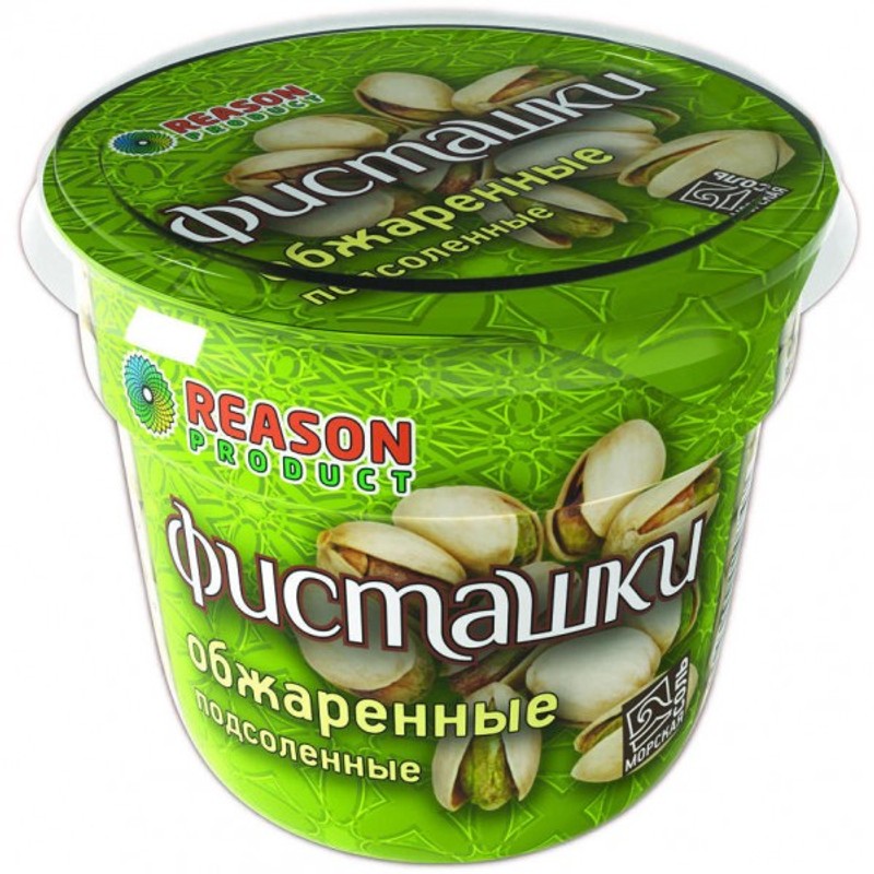 REASON Фисташки обжаренные подсоленные 170 гр