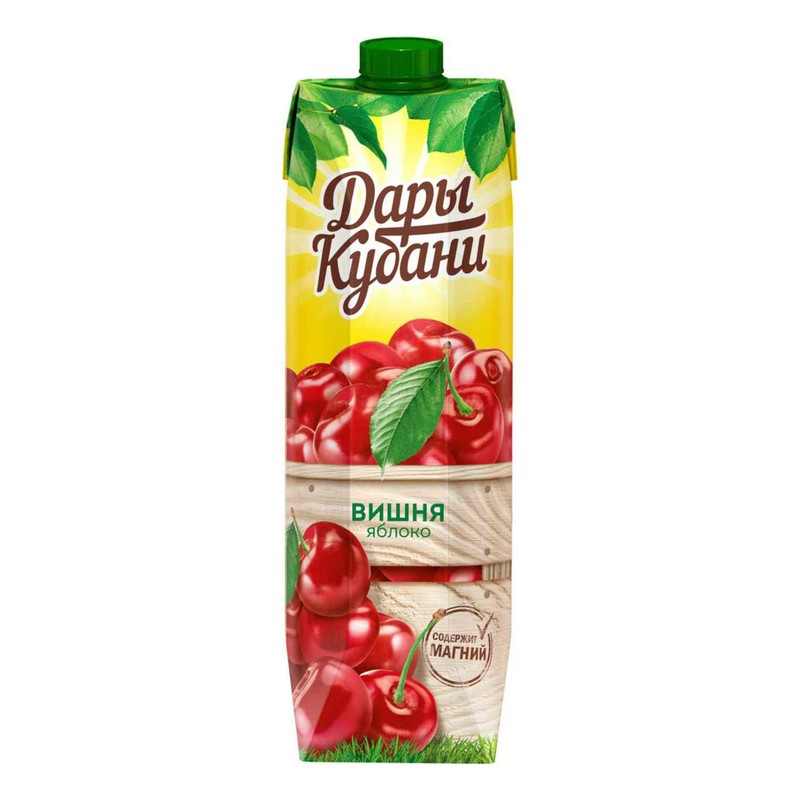 Нектар дары кубани яблочно-вишневый 1л