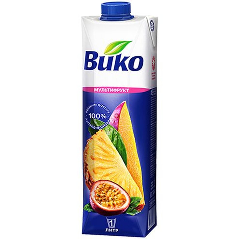 Сок вико мультифрукт 0,2л 12мес