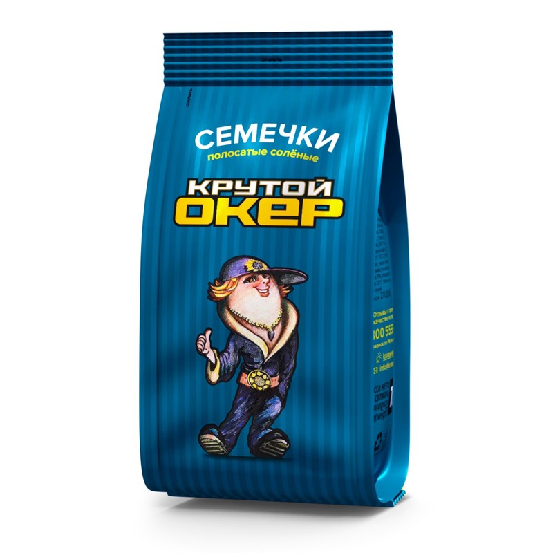 Семечки крутой окер полосатые 70г
