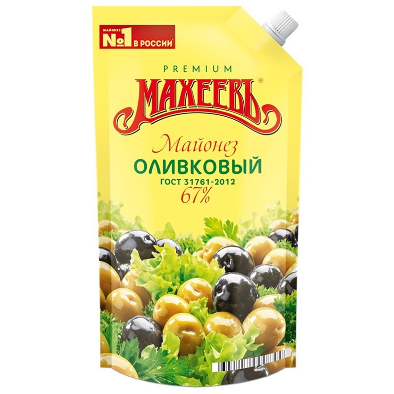 Майонез махеевъ оливковый 800мл с дозатороматором