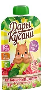 Пюре дары кубани витаминный салатик 90г д/п