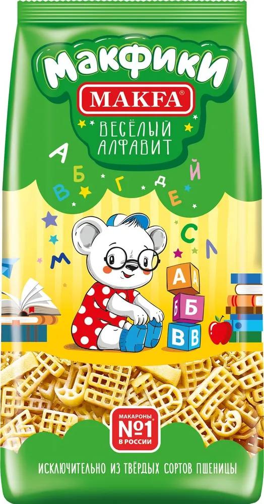 Макаронные изделия макфа макфики алфавит 300г