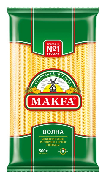 Макаронные изделия макфа лапша длинная широкая волна 500г
