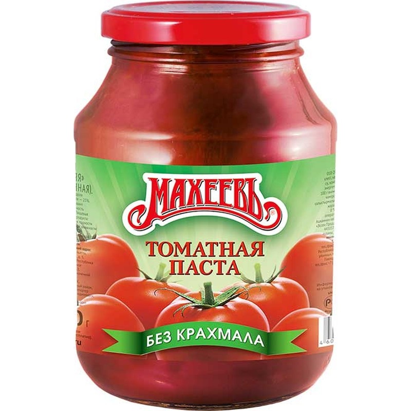 Паста томатная махеевъ 500г домашняя с/б