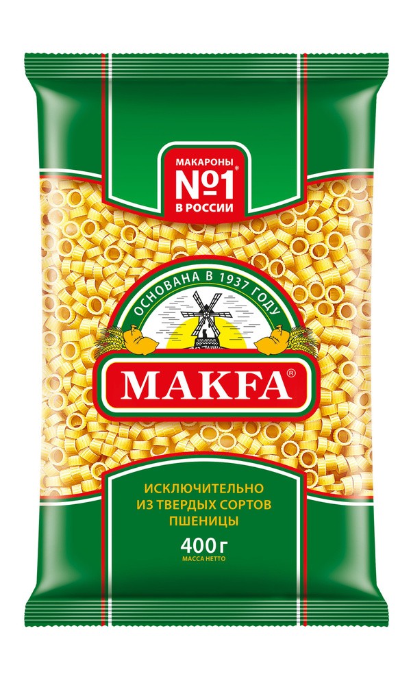 Макаронные изделия макфа кольца 400г