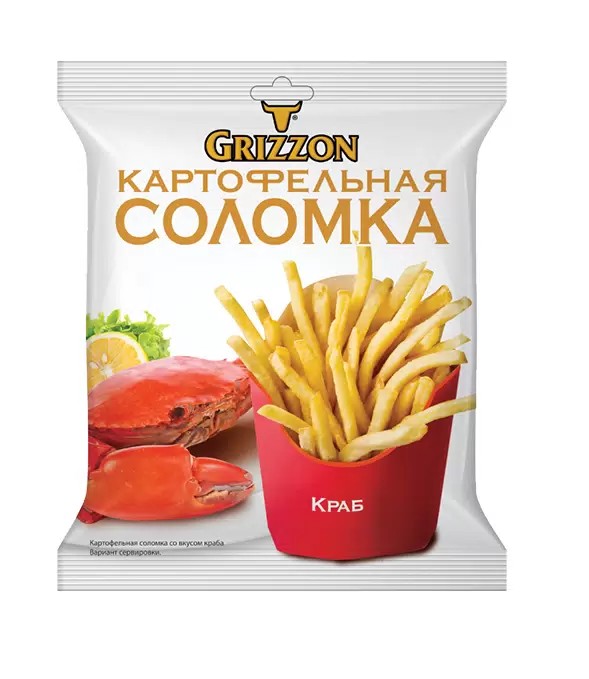 Картофельная соломка ГРИЗЗОН Краб 40 гр