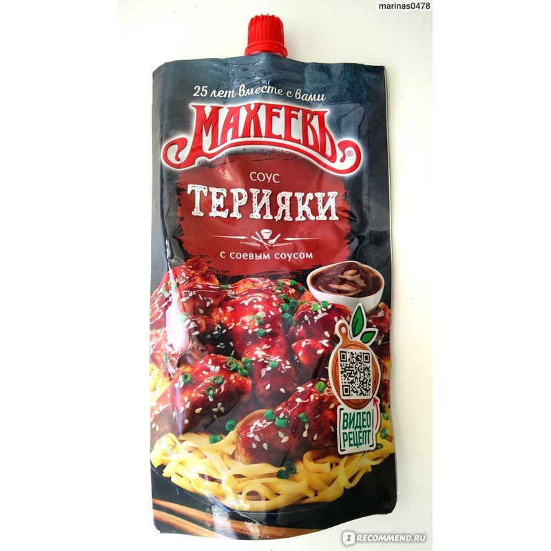 Соус махеевъ терияки с соевым соусом 230г д/п