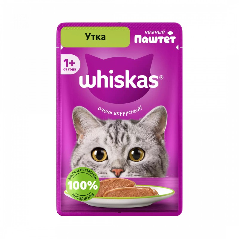 ВИСКАС паштет Утка *75 гр