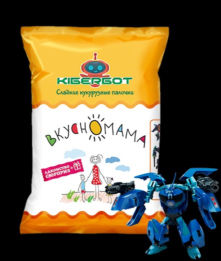 Кукурузные палочки ВкусноМама Кибербот 65 гр