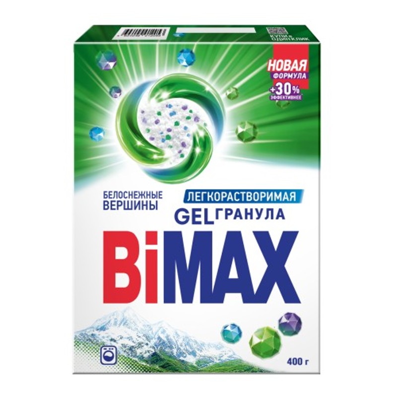 Стир порошок bimax автомат белоснежные вершины 400 гр