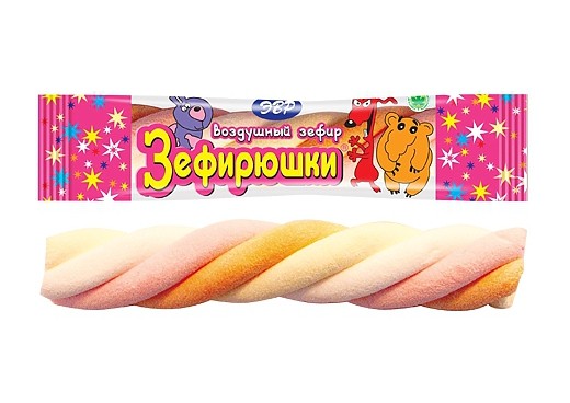 Зефир сладкая сказка зефирюшки косичка 12г