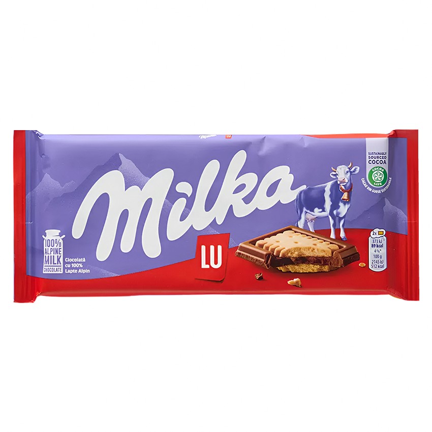 Шоколад молочн. МИЛКА LU 87 гр