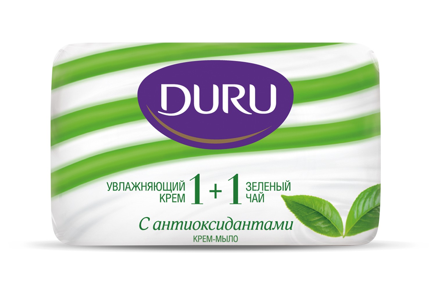Мыло duru 1+1 увлажн.крем/зеленый чай 4*80г