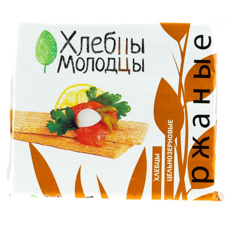 Хлебцы молодцы хруст ржаные 110г
