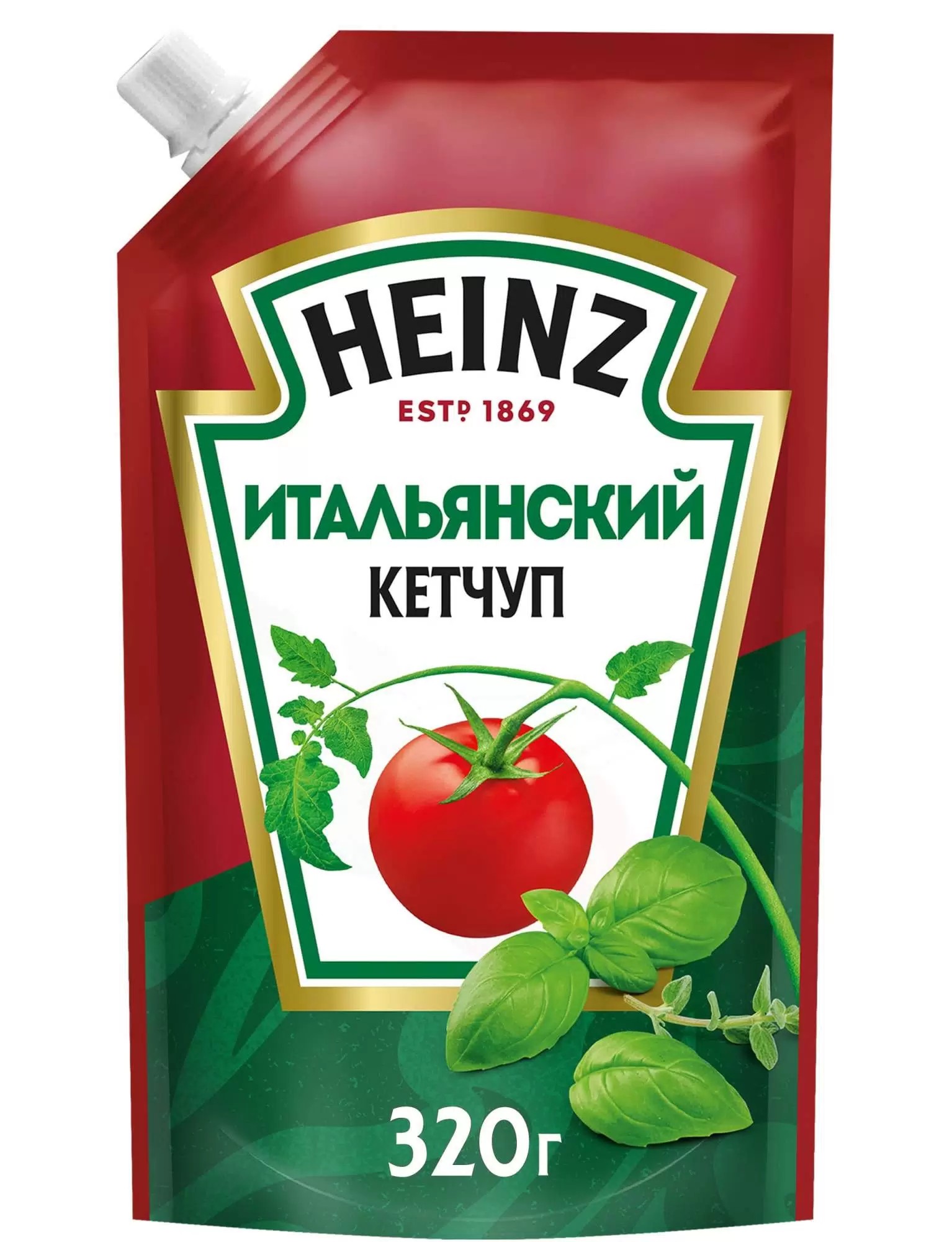 Кетчуп хайнц 320г итальянский д/п