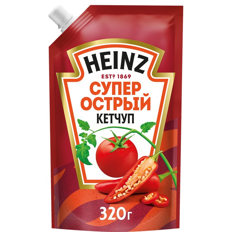 Кетчуп хайнц супер острый 320г
