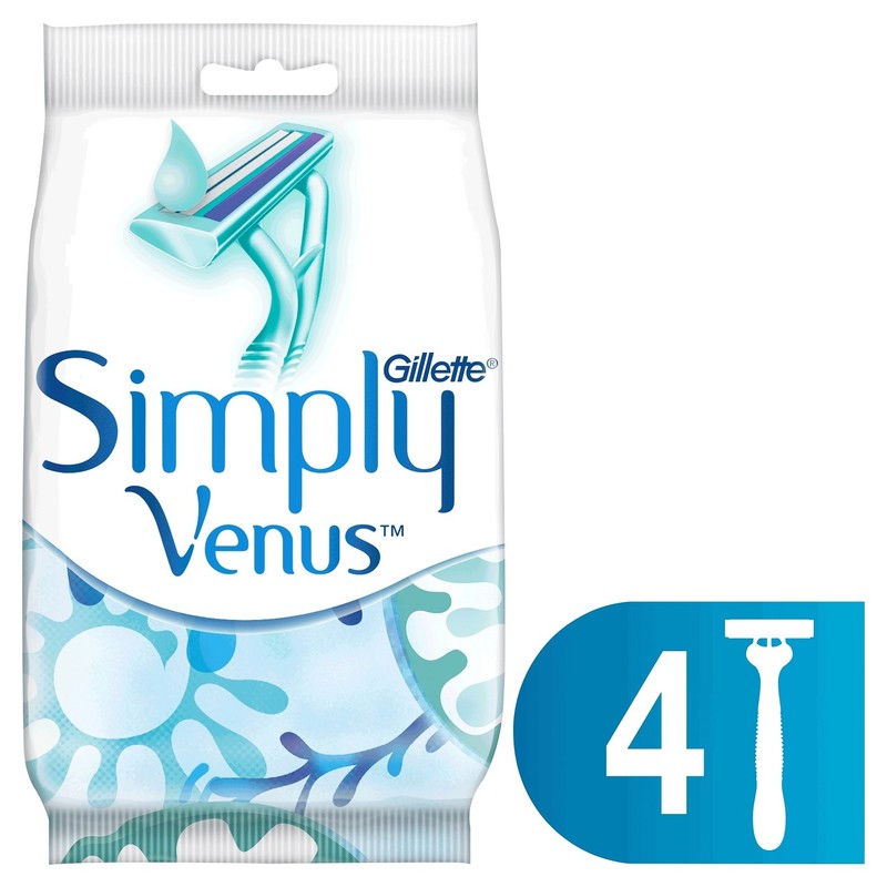 Simple venus 2 бритвы однораз для женщин 4 шт