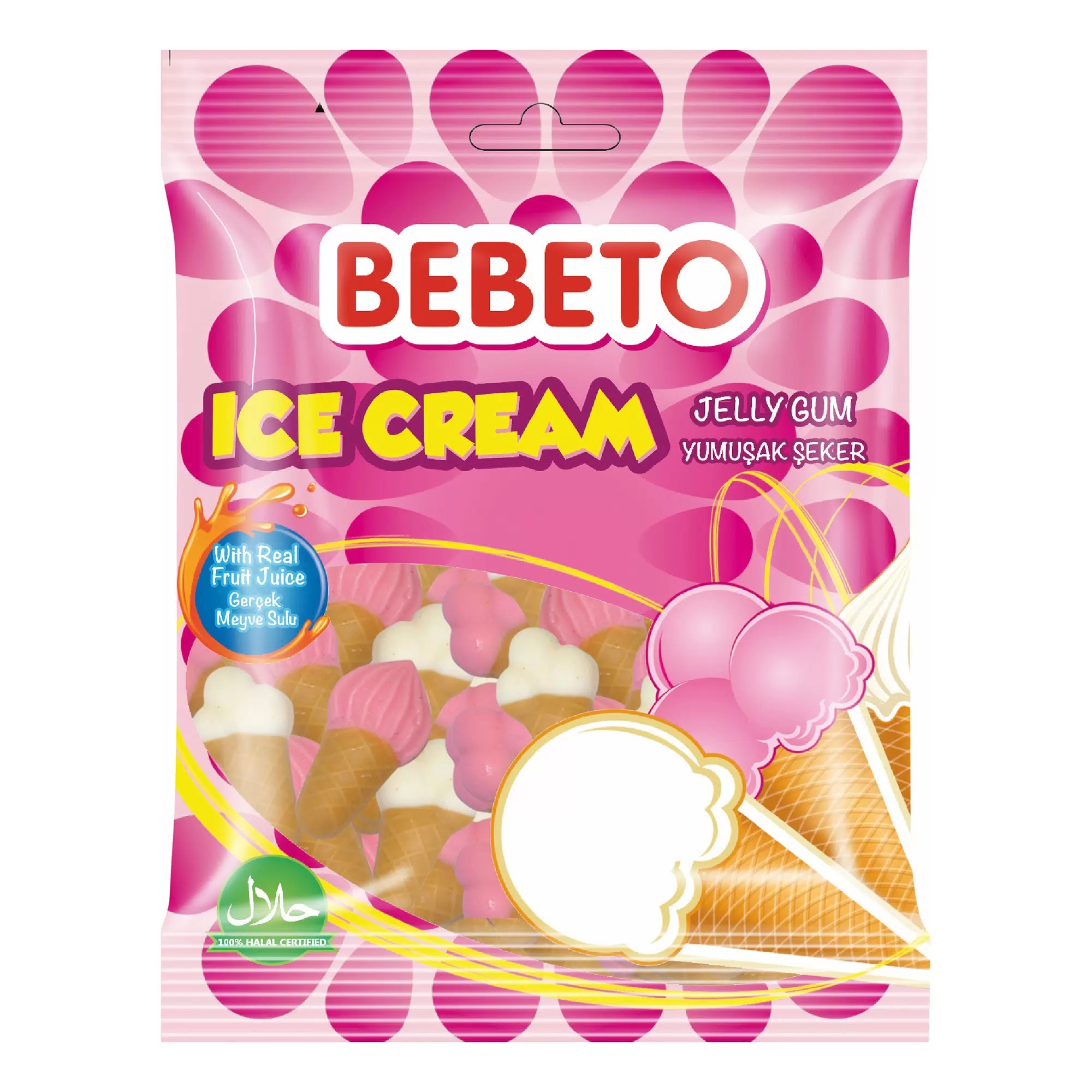 Мармелад жев бебето ice cream 70г ш/б