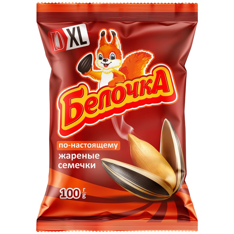 Семечки Жареные БЕЛОЧКА XL 100 гр