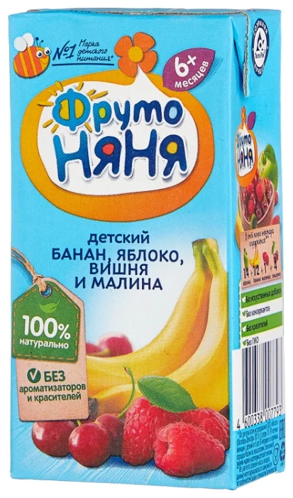 Нектар фрутоняня из смеси фруктов 0,2л