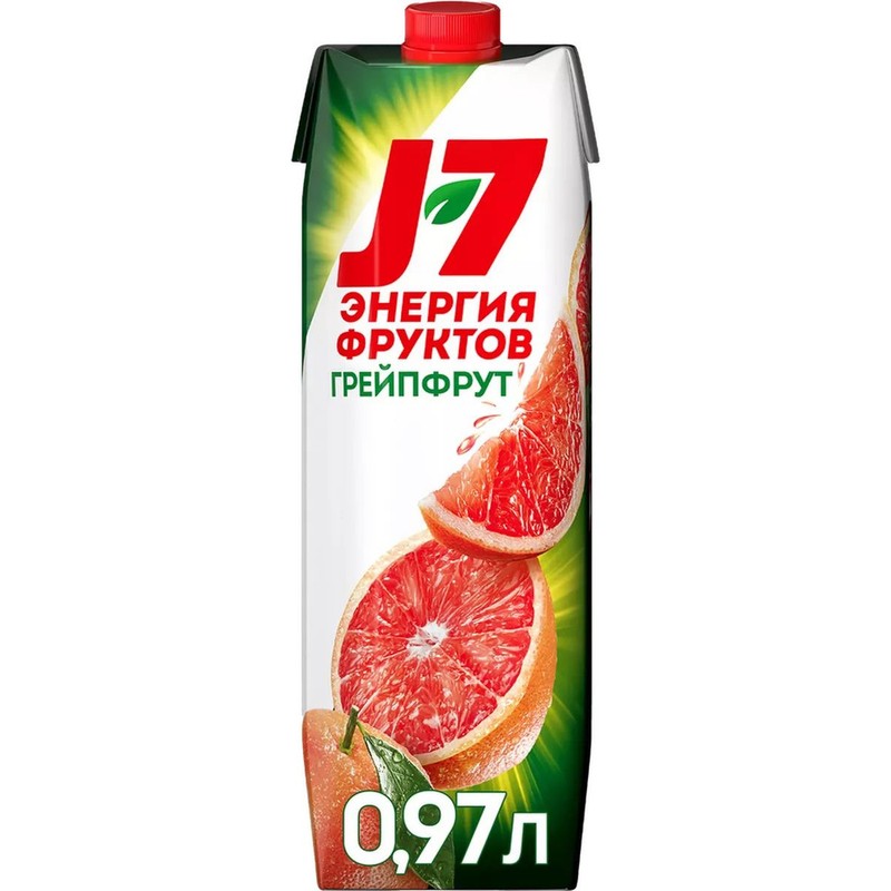Сок джей севен грейпфрут 0,97л