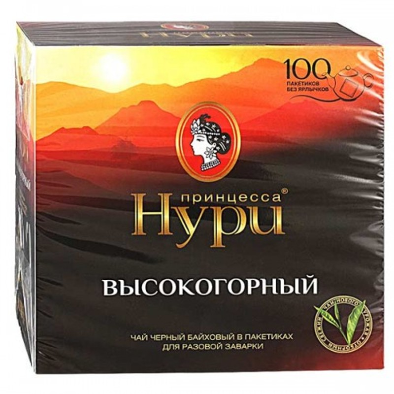 Чай нури черный 100пак