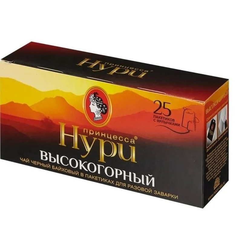 Чай нури черный 25пак