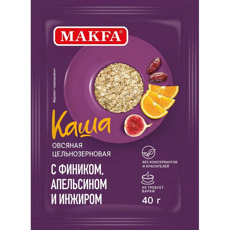 Каша овсяная макфа 40 г финик/апельси/инжир